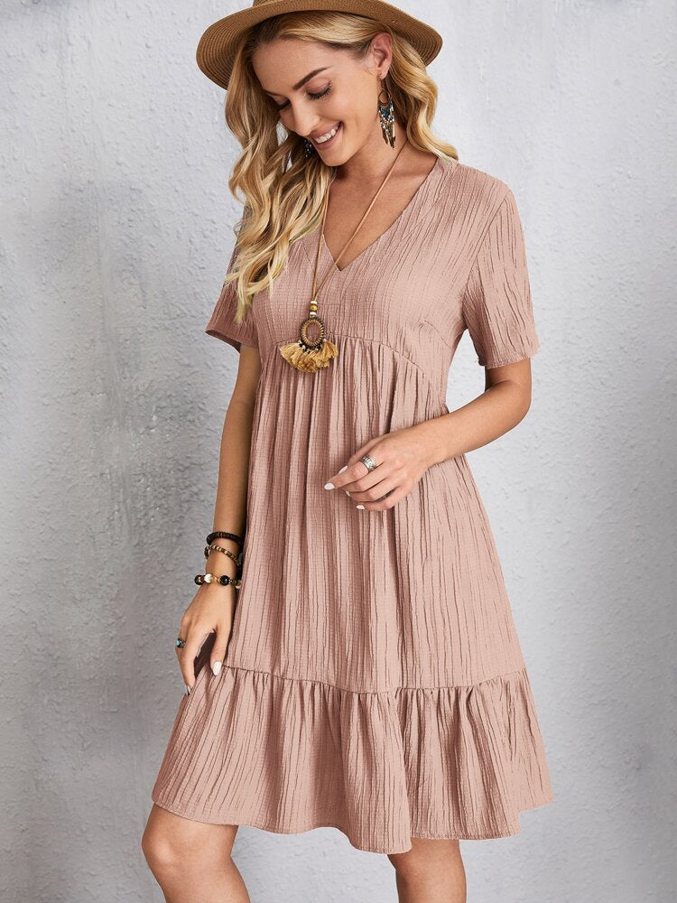 Mila | Vrouwelijke elegante zomerjurk