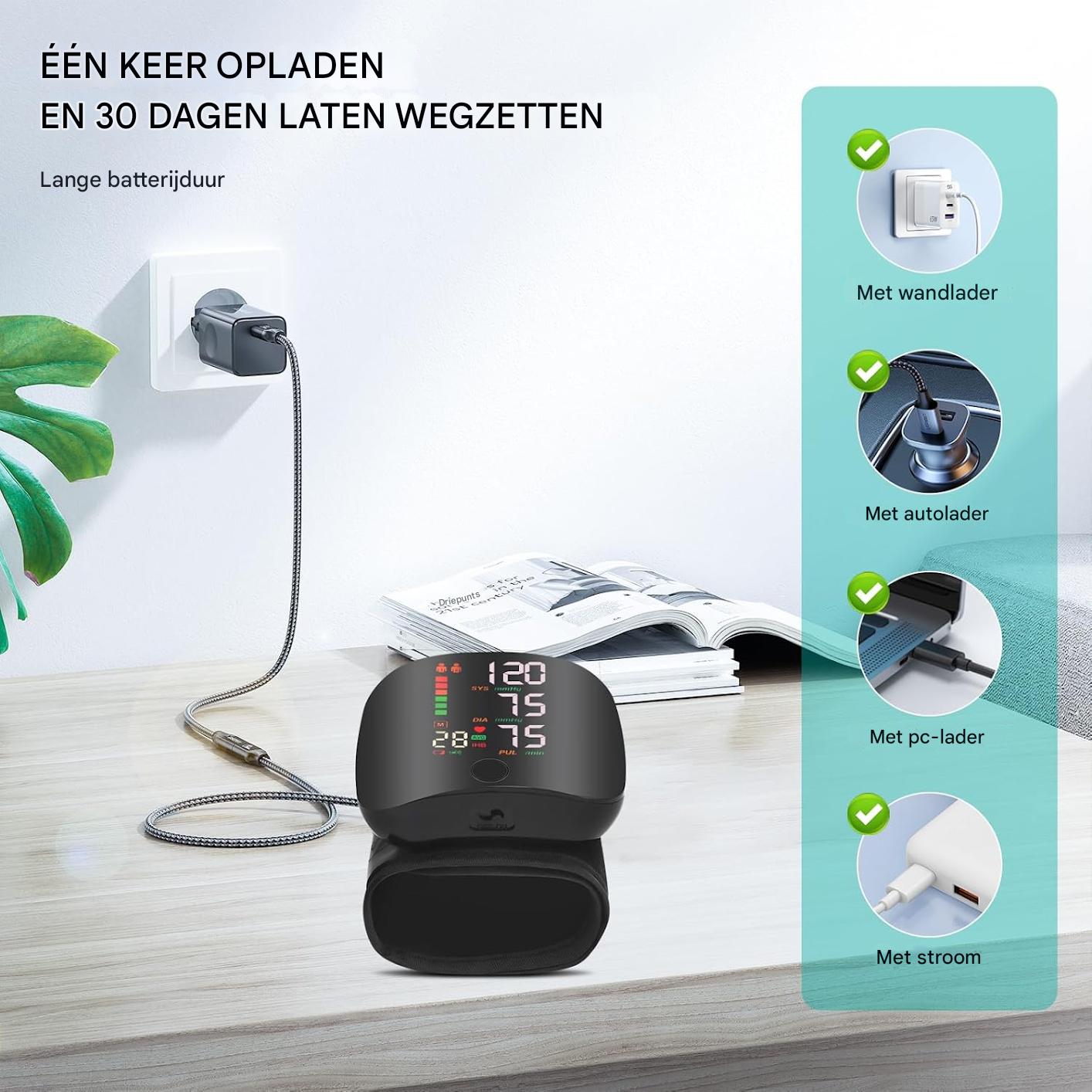 PulseMate™ Pro | Meet je bloeddruk in 30 seconden