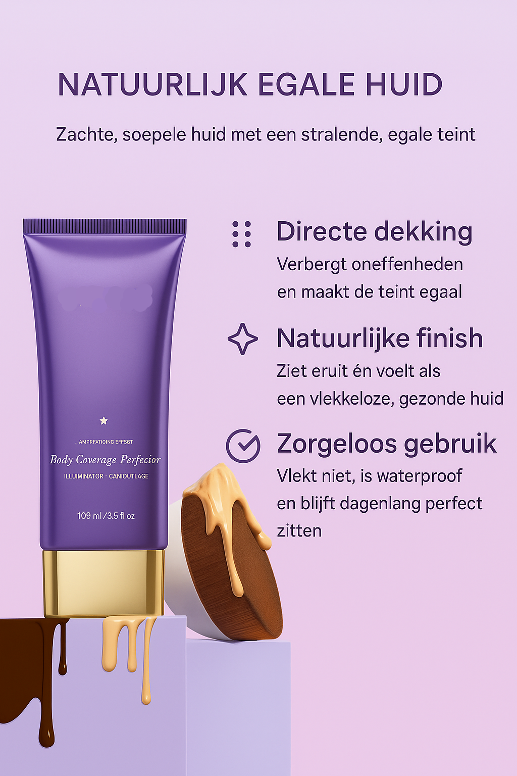 TrueSkin™ | Verbergt spataderen, littekens, pigmentvlekken en meer! | 1+1 gratis