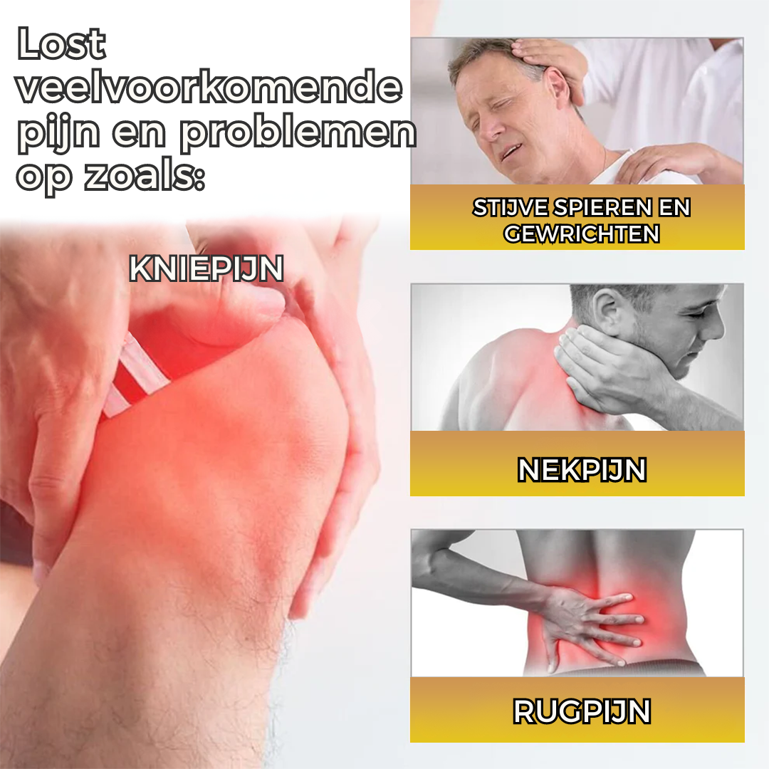 BeeRelief | Directe Verlichting van Gewrichts- en Spierpijn | 1+1 gratis