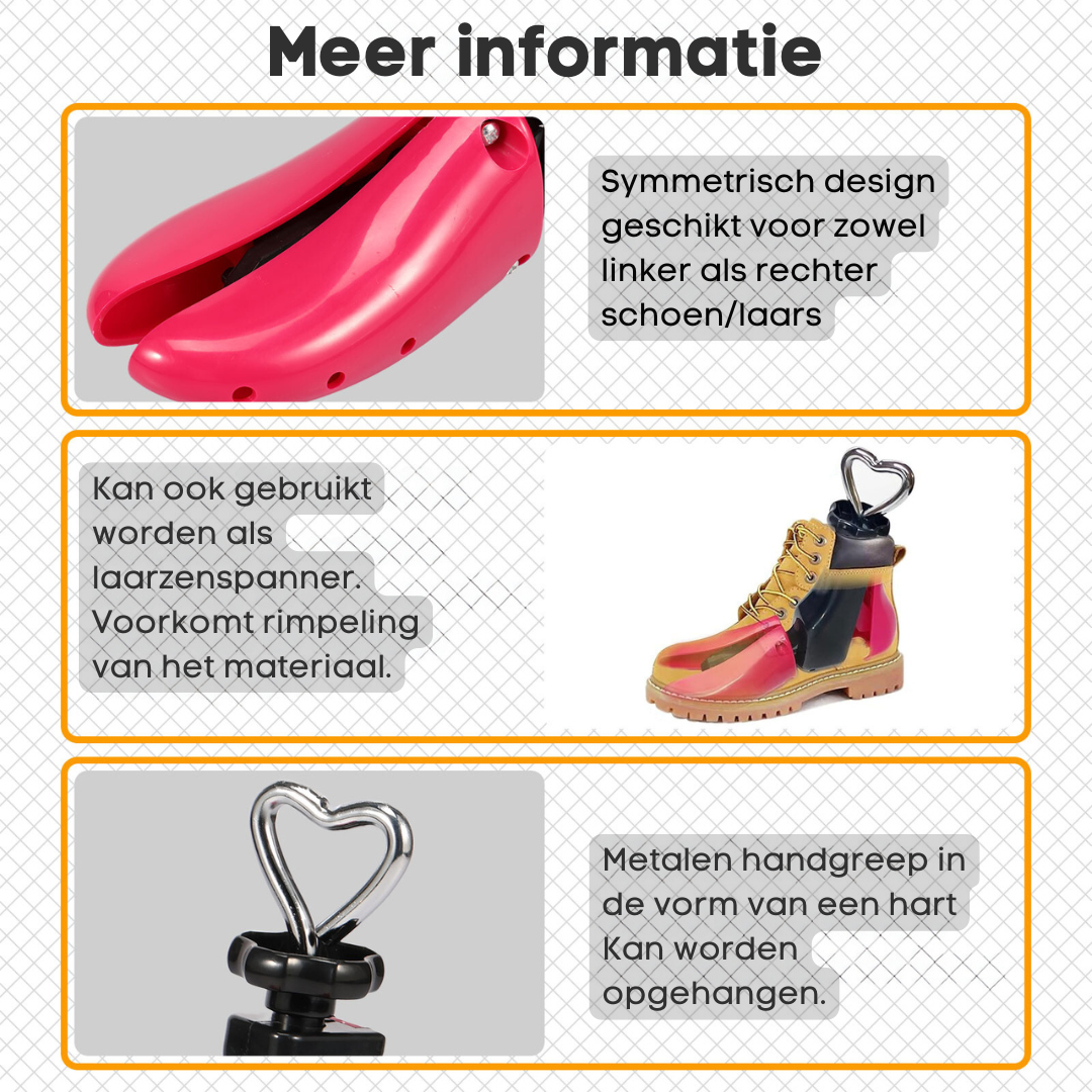 ShoeStretcher  | Maak elke schoen of laars passend
