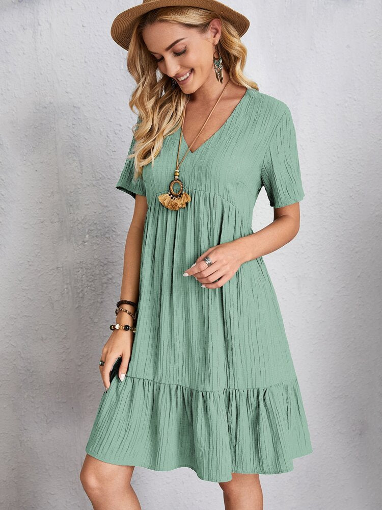 Mila | Vrouwelijke elegante zomerjurk