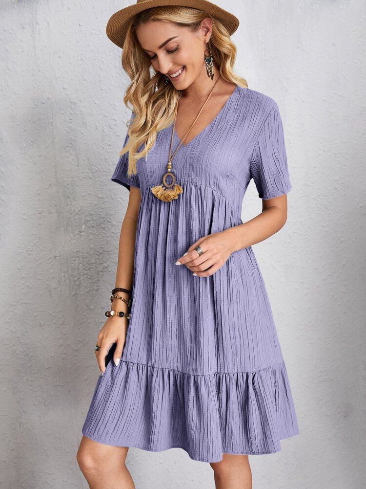 Mila | Vrouwelijke elegante zomerjurk